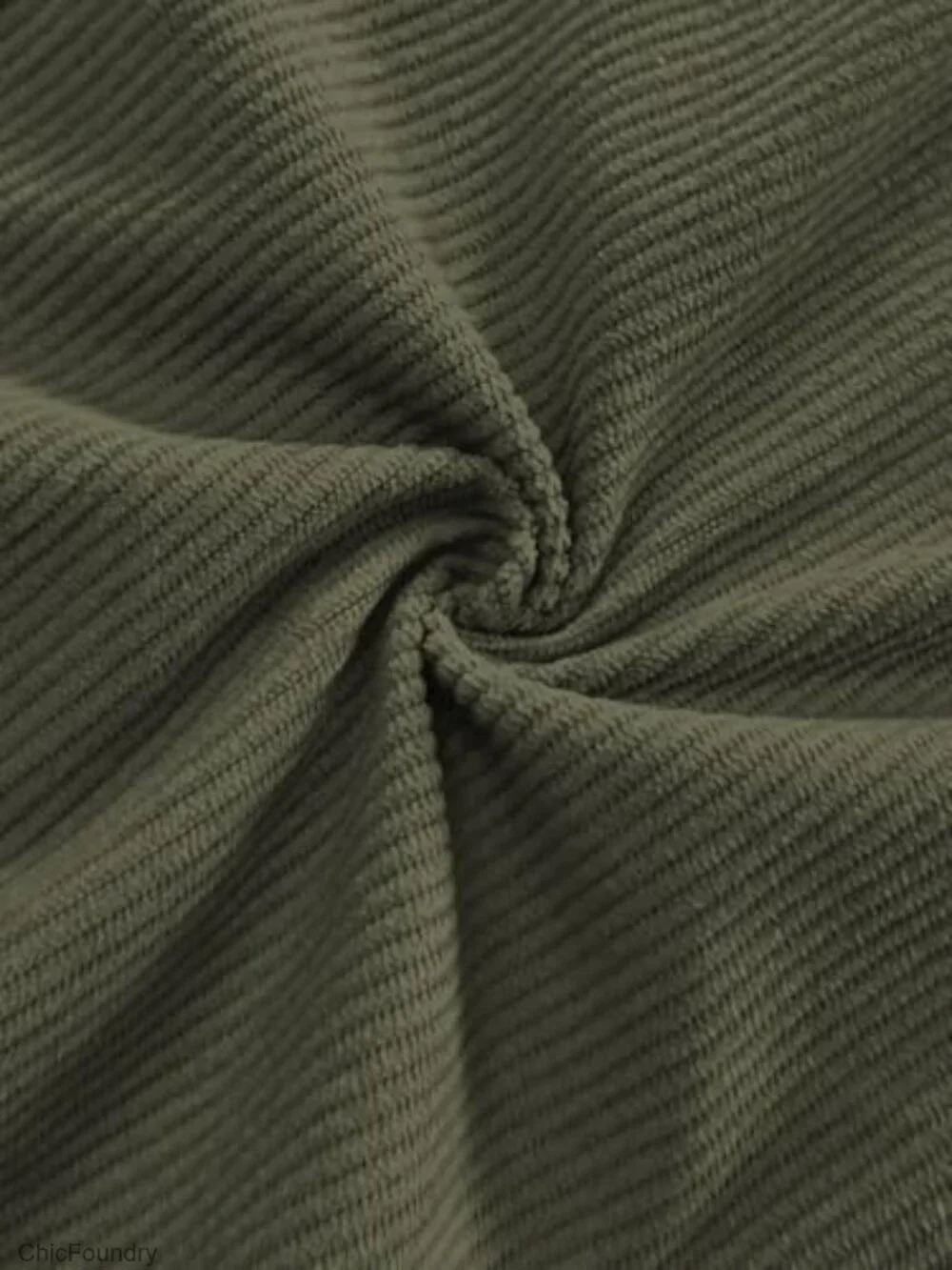 Corduroy Loose Fit Wide Leg Sweatpants Elastic Waist Drawstring